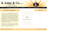 Desktop Screenshot of kasharindia.com